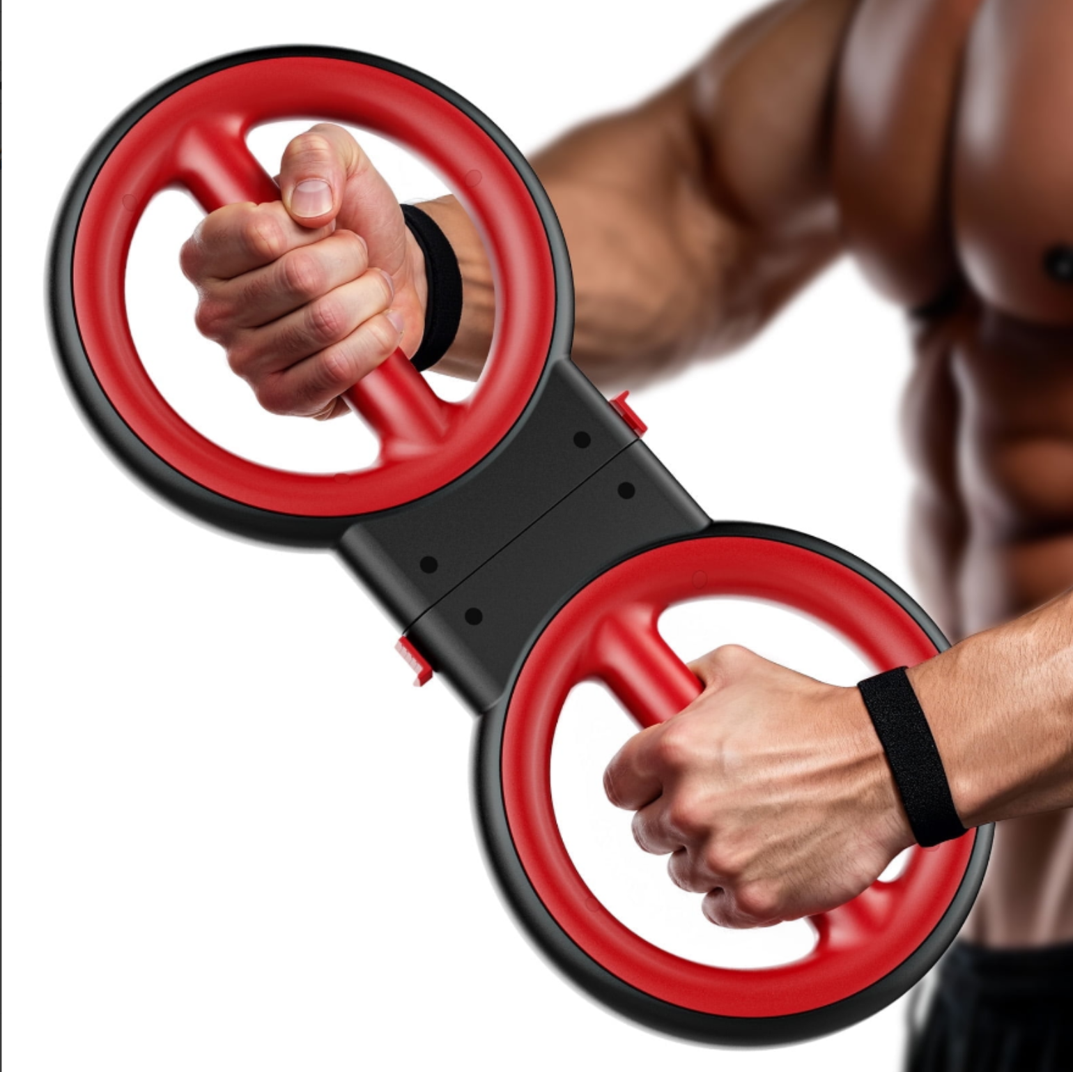 3 IN 1 Burn Machine Arm Exercise,360 Rotatable Forearm Trainer, Chest Expansion, One-Handed Centrifugal Exercise, Adjustable 5 Level Resistance (10-50 lbs)