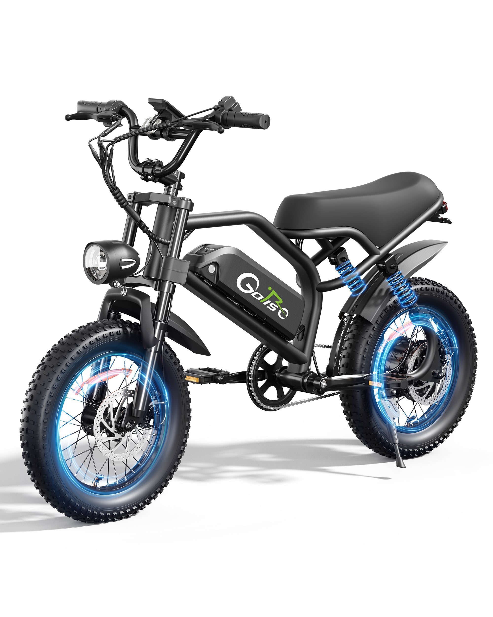 Electric Bike for Adults - 750W Motor, 48V 13Ah Removable Battery, Full Suspension, 3 Riding Modes, Color Display, 65Nm Torque, Lightweight, 264 lb Load