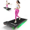 AKLUER Walking Pad Treadmill with Vibration Plate, Under Desk Treadmills with Incline, Low Noise Walking Pad for Home Small Spaces, Office, Remote Control & LED Display