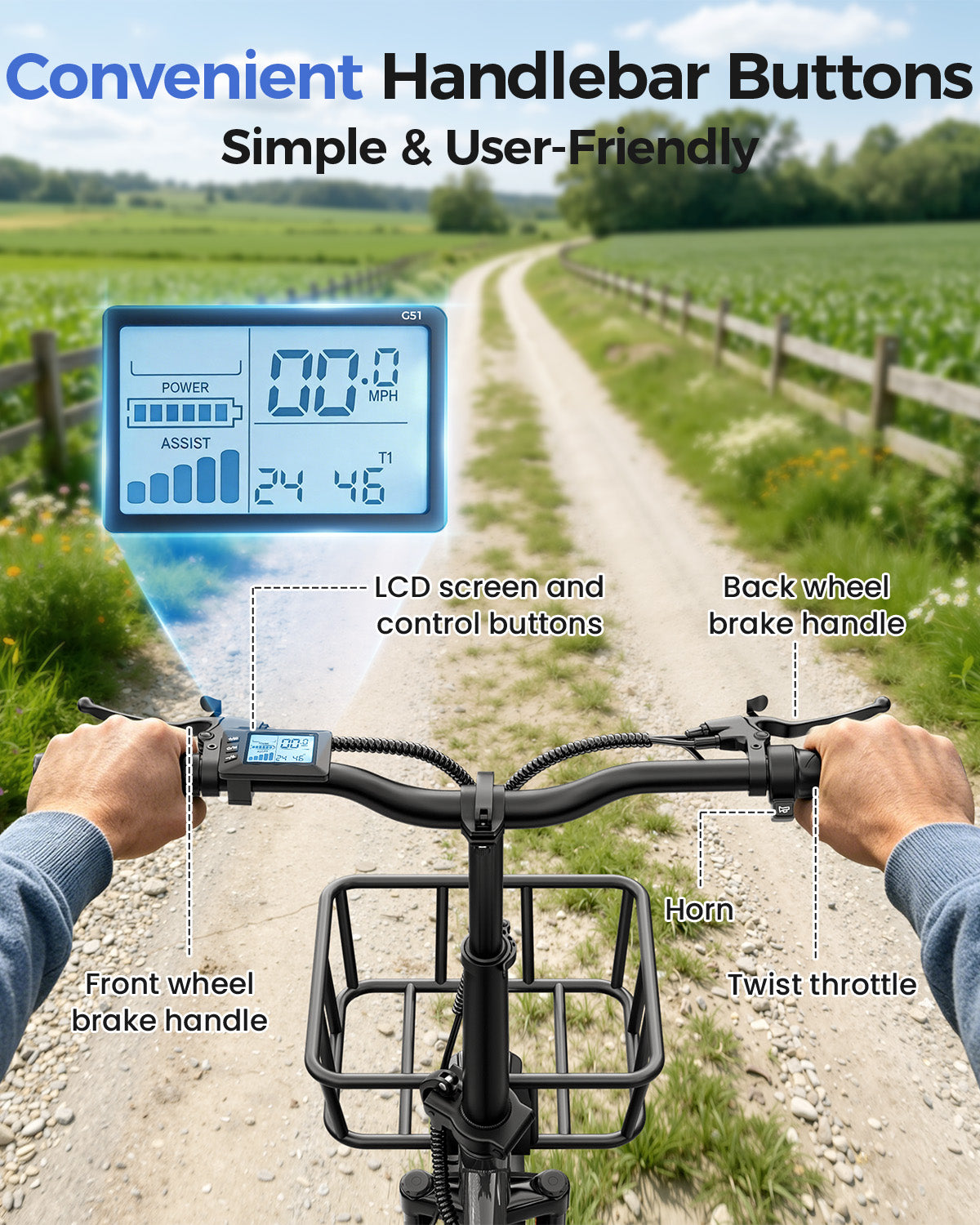 Adult 3 Wheel Electric Tricycle, 18×3.0 Fat Tires, 48V 15AH battery 700W Peak Motor Up to 60 Miles Range, 18 MPH Adjustable Backrest Electric Bikes