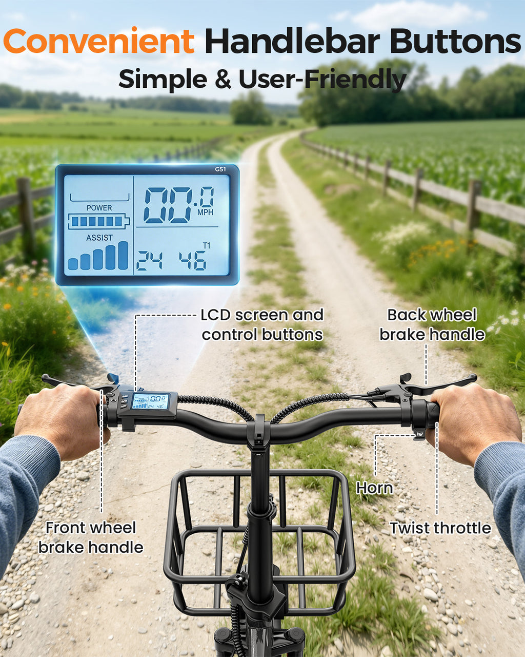 Adult 3 Wheel Electric Tricycle, 18×3.0 Fat Tires, 48V 15AH battery 700W Peak Motor Up to 60 Miles Range, 18 MPH Adjustable Backrest Electric Bikes