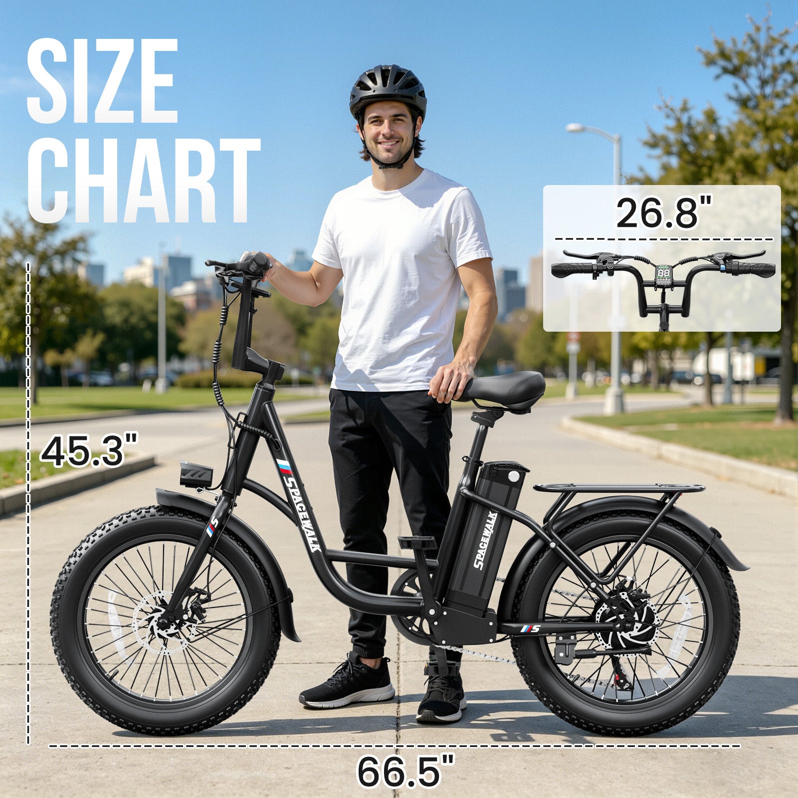 Electric Bicycle, 1500W Peak Motor, 48V 13Ah Battery 60 Mile Max Range, NFC Lock 7-Speed E-Bike for Mountain & Off-Road Trips,UL 2849
