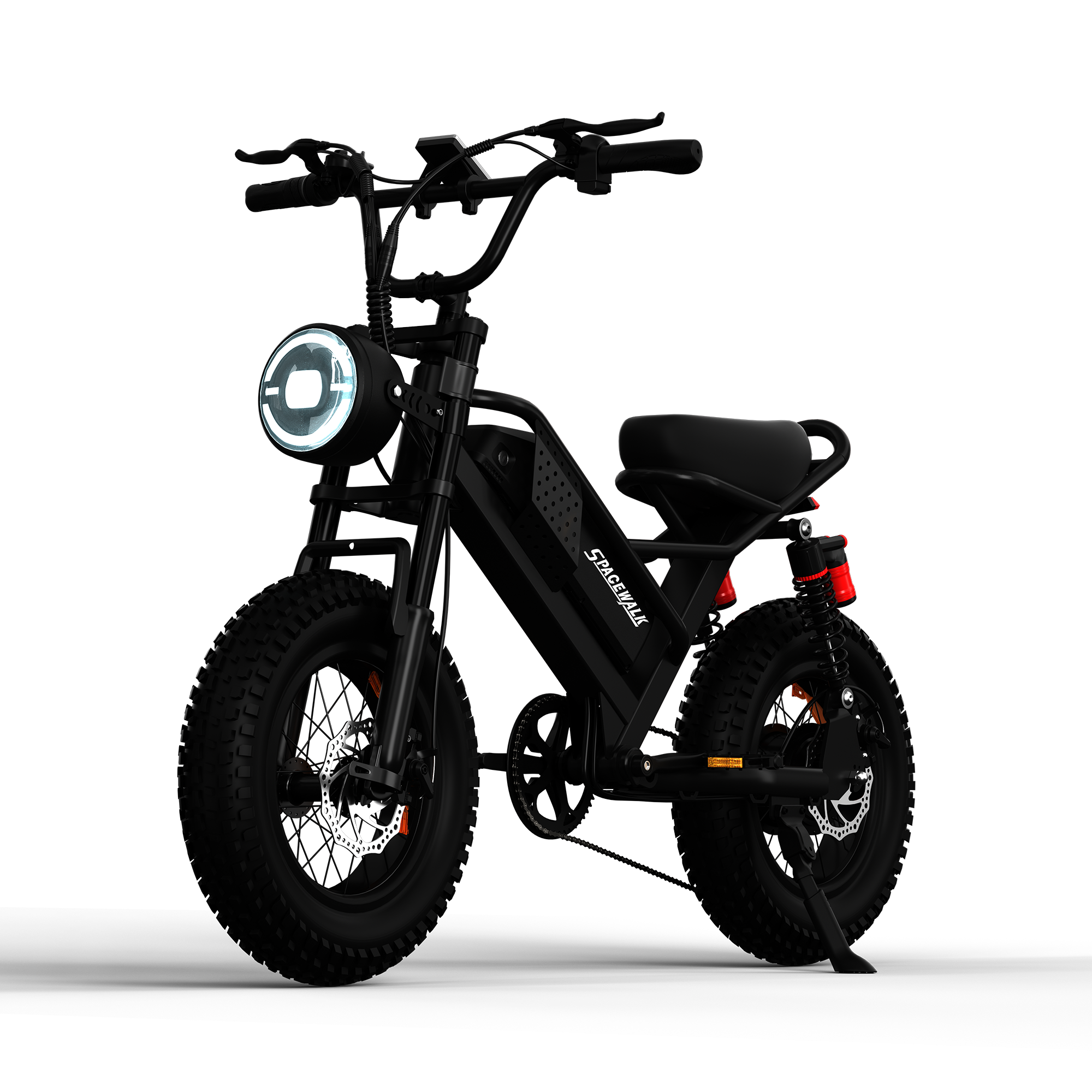 Spacewalk 16" Fat Tire Electric Bike – 750W Motor, 21.7MPH, 48V 15Ah Removable Battery – Compact Ebike for 4'10" to 5'5" Riders